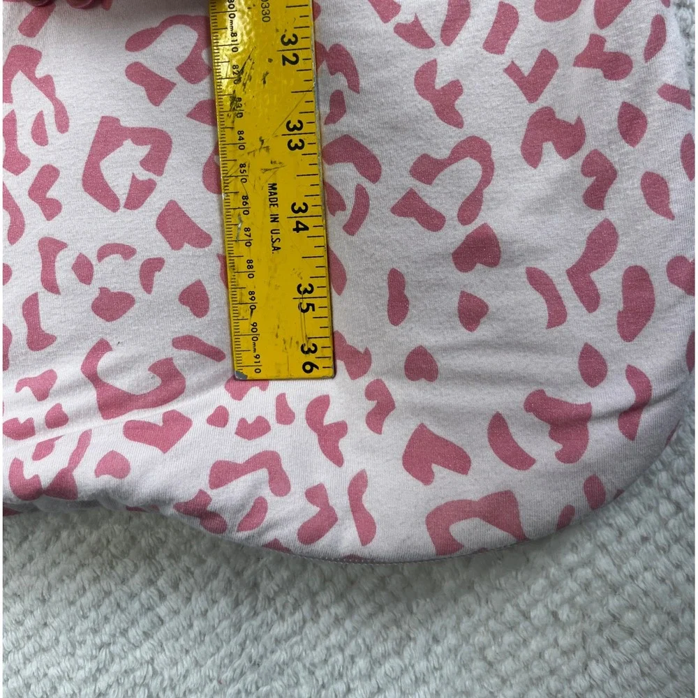 Kyte Baby Bamboo Sleep Bag 1.0 TOG Pink Leopard Heart Print Size Large J115